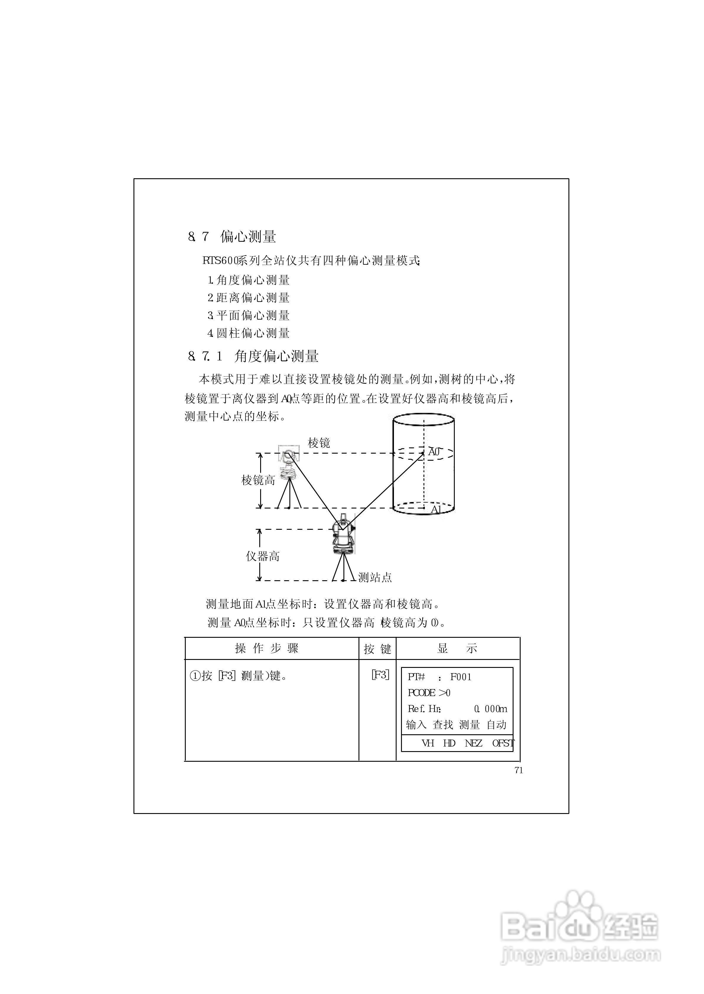 RTS600系列电子全站仪使用说明书:[9]