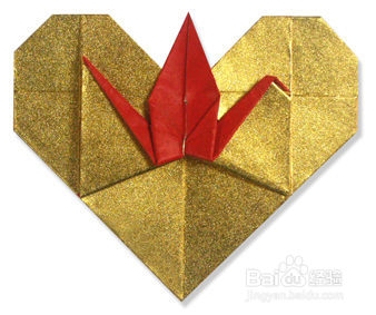 千纸鹤你会折，但是折纸心融合的千纸鹤你会吗