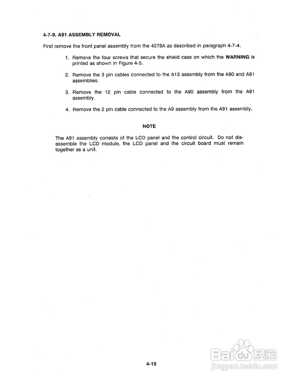 HP 4278A测试电桥使用说明书:[9]