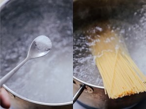 蒜香香肠意大利面