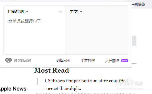 如何翻译英文网站