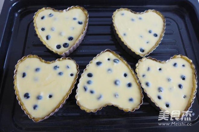 爆浆蓝莓奶酪派