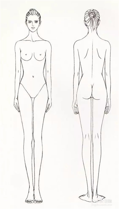 服装手绘人体动态大全