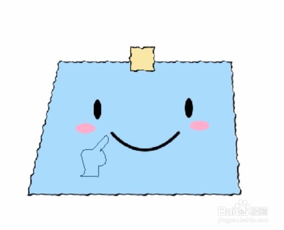 PS毛巾笑脸表情