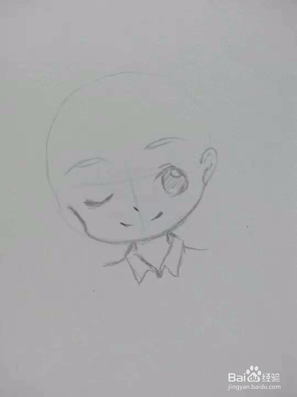 卡哇伊Q版漫画少女手绘线稿教程