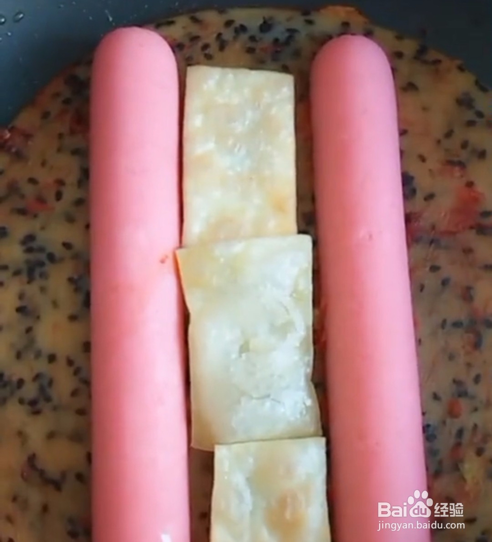 家庭版煎饼果子的做法