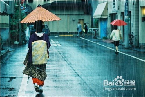 Ps怎么制作雨丝效果