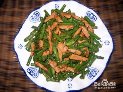 家常豆角炒肉