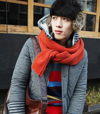 冬日型男俏皮装搭配