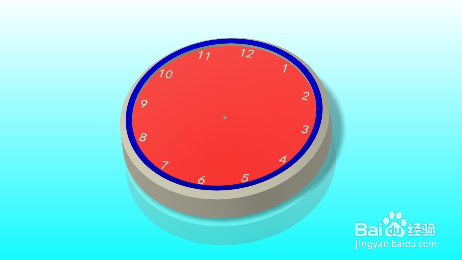 Creo如何创建时钟的钟点数字阵列