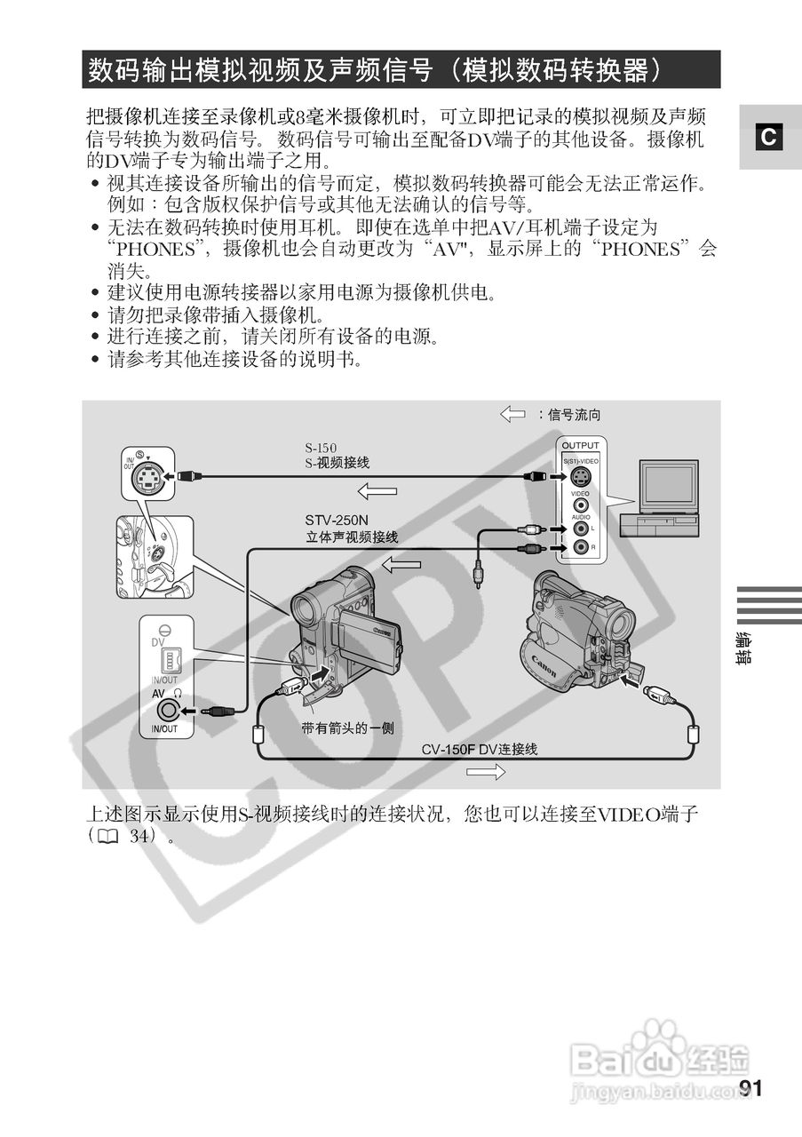 佳能MV5i数码摄像机使用说明书:[10]