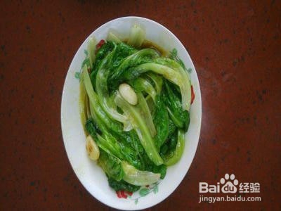 蚝油生菜的家常做法