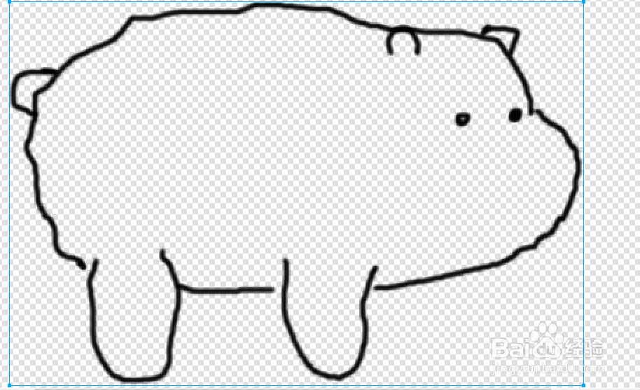 firework画一个小狗熊