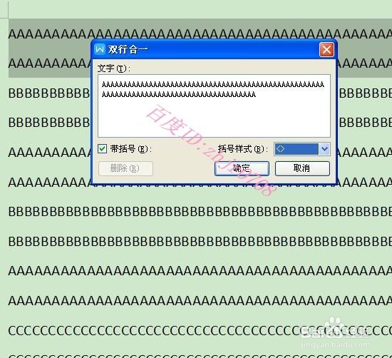 WPS文字如何设置双行合一