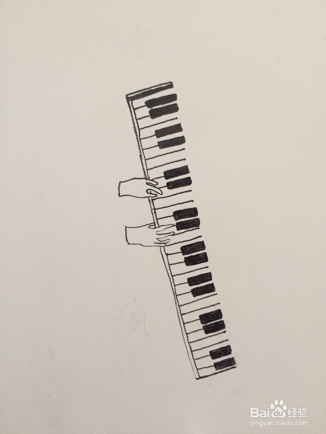 插画教程之弹钢琴的女士