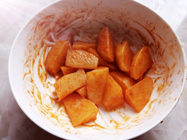 奥尔良炸土豆块