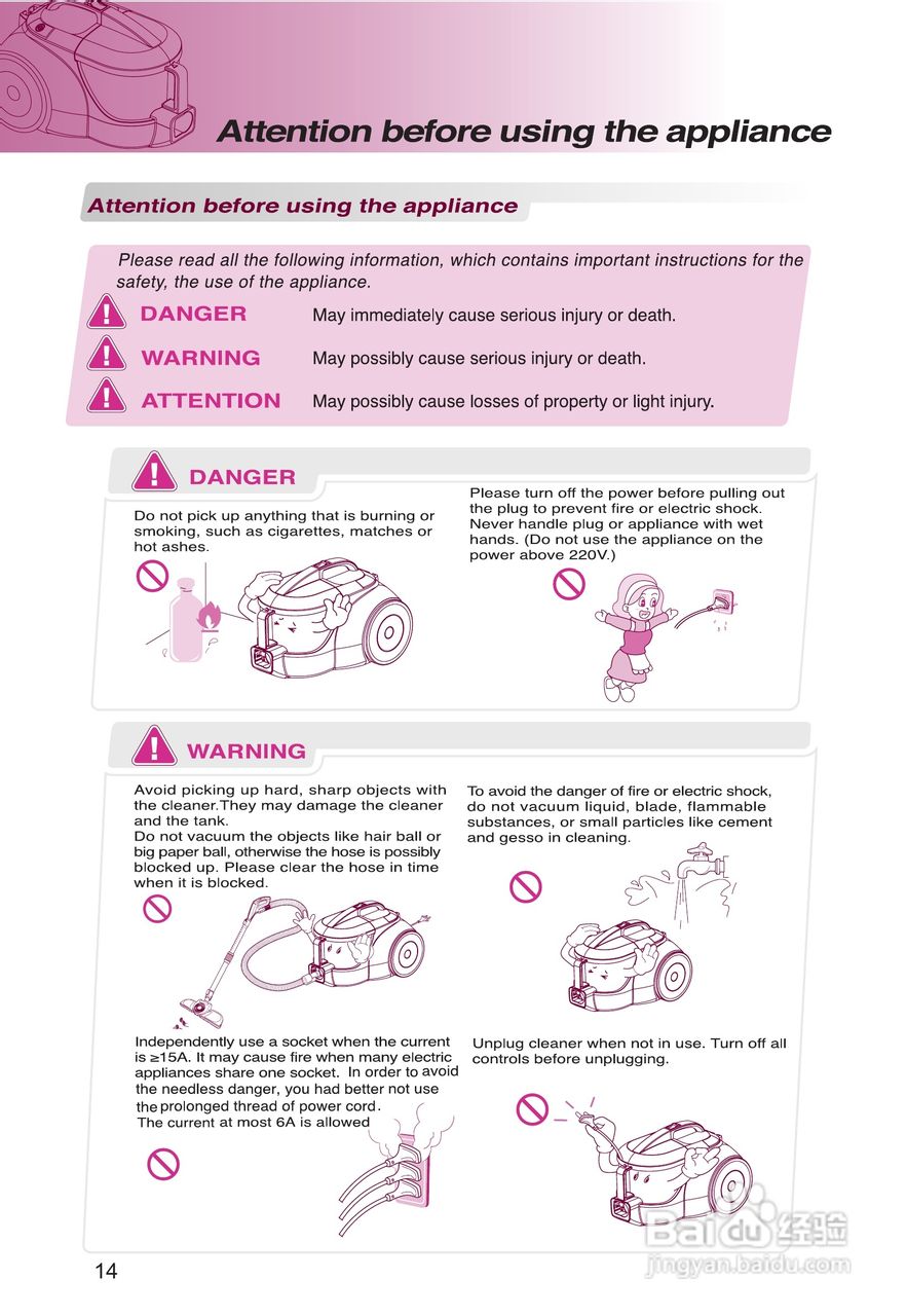 LG VC3116GHTV吸尘器说明书:[2]