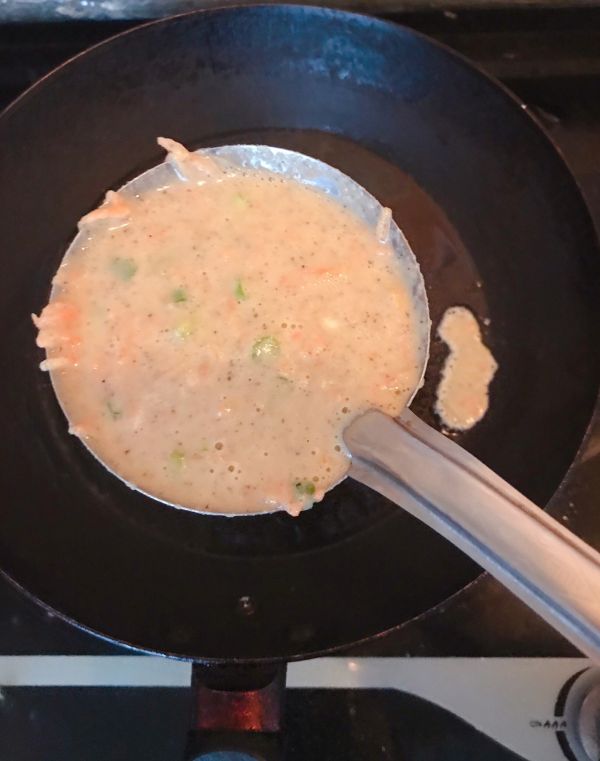 蔬菜杂豆豆渣饼