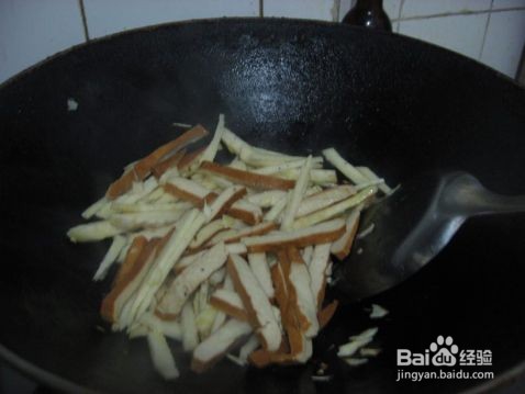 冬笋豆干菜的做法