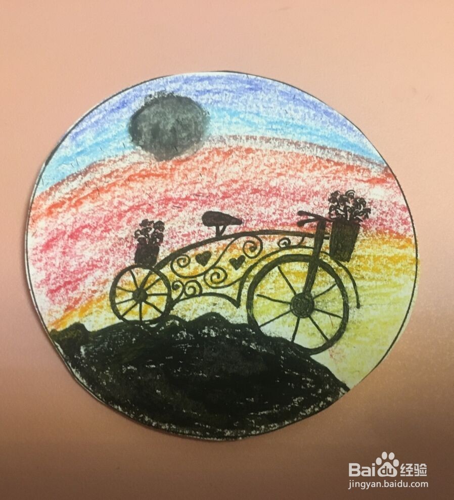 儿童蜡笔画——自制