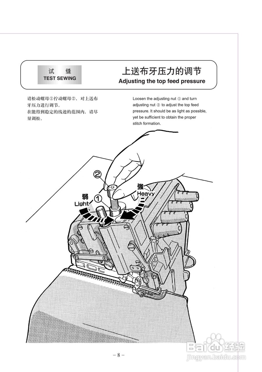 JK-798T型差动式超高速包缝机使用说明:[2]