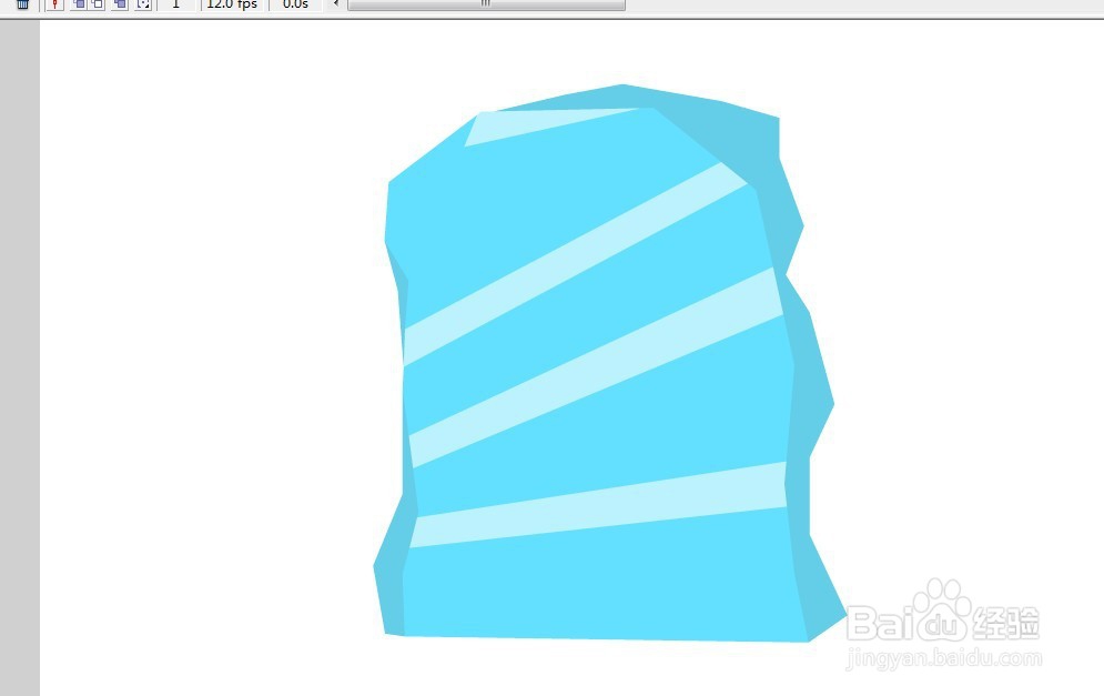 flash如何绘制冰封的效果