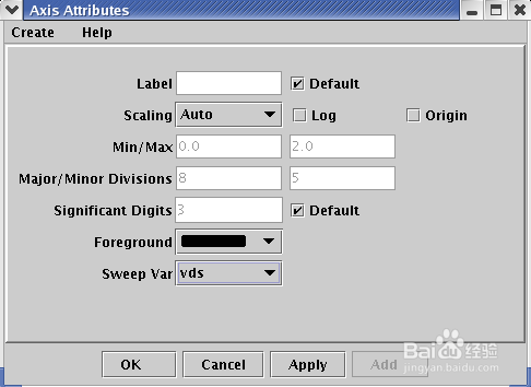 Spectre仿真中如何将纵横坐标对换？20150326