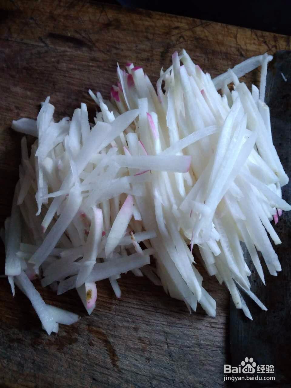 葱花萝卜丝的做法