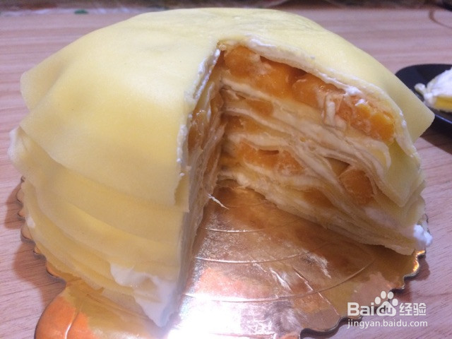 芒果千层蛋糕的做法