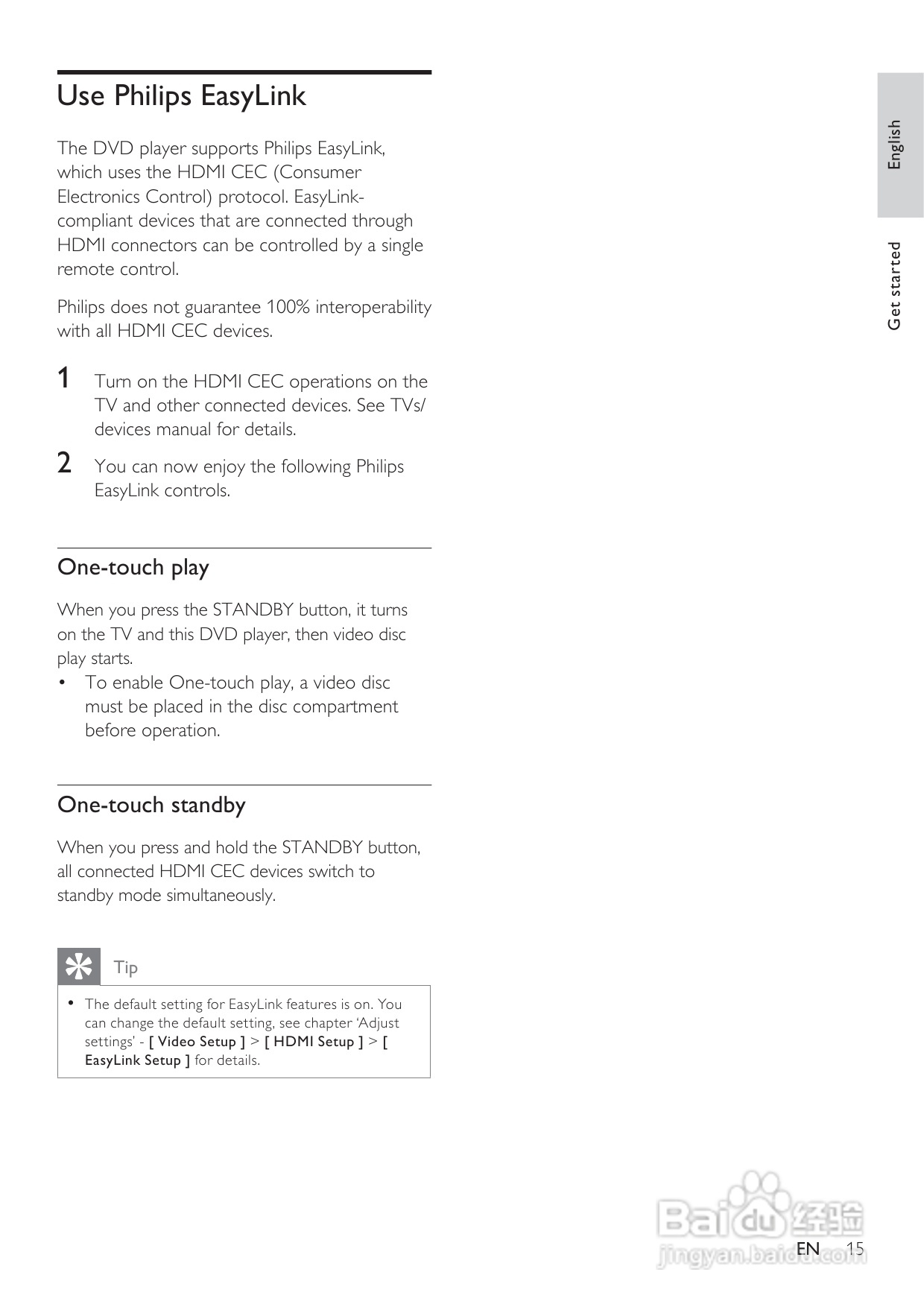 飞利浦DVP3360K/98 DVD播放机使用说明书:[1]