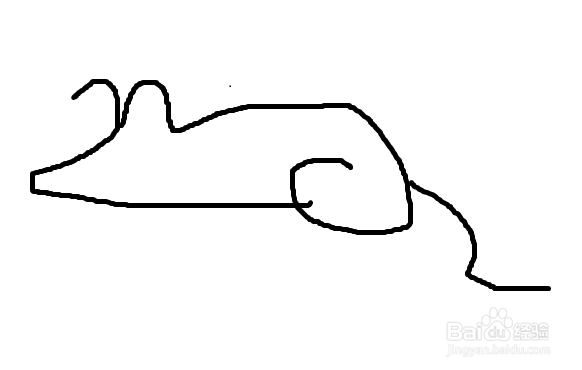 怎样画2020年鼠的表情包、简笔画