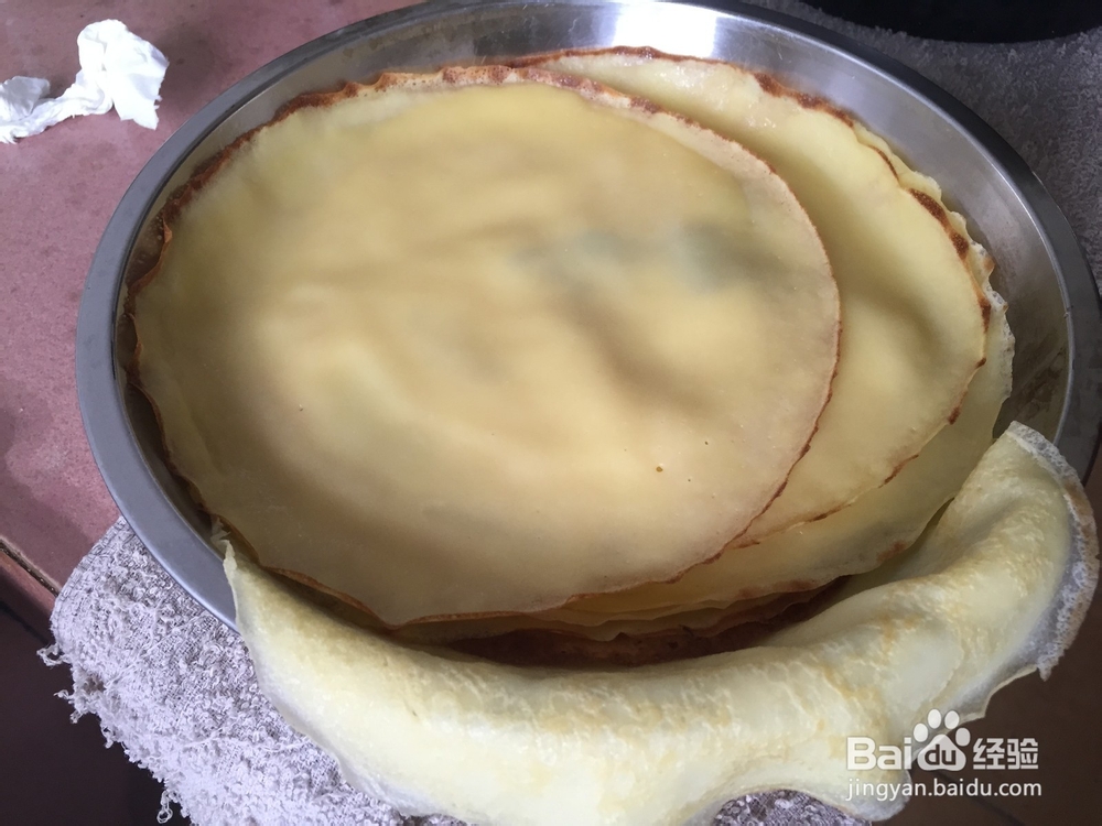 超简单!香蕉千层蛋糕