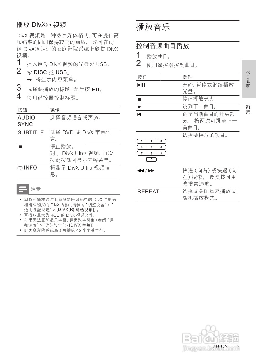 Philip飞利浦HTS3378家庭影院说明书:[2]