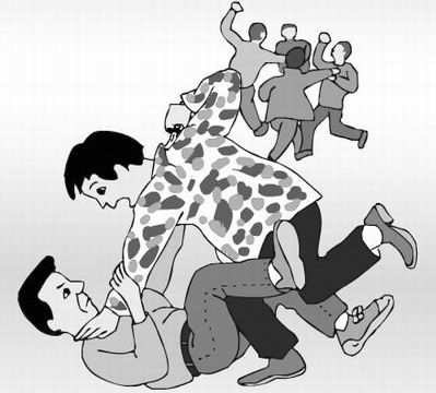 70岁以上的老人打伤人如何处理