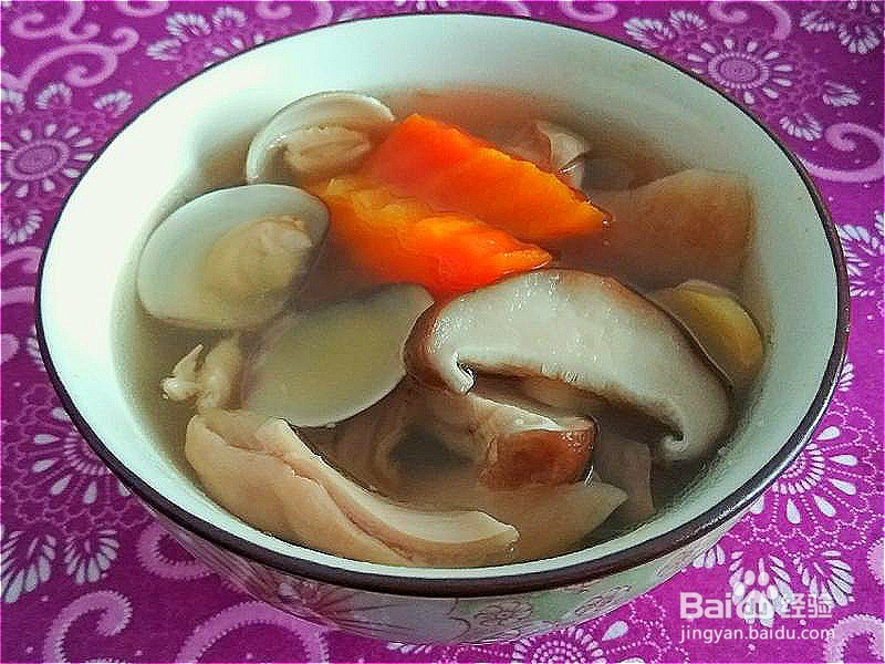 如何做蛤蜊猪肚汤