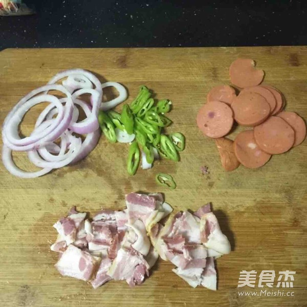 培根香肠披萨