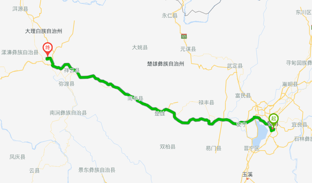 从昆明到大理的路线怎么走详细的~谢谢