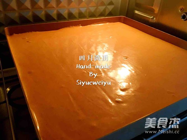 日式巧克力棉花蛋糕卷