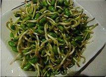 杞子素炒黑豆苗