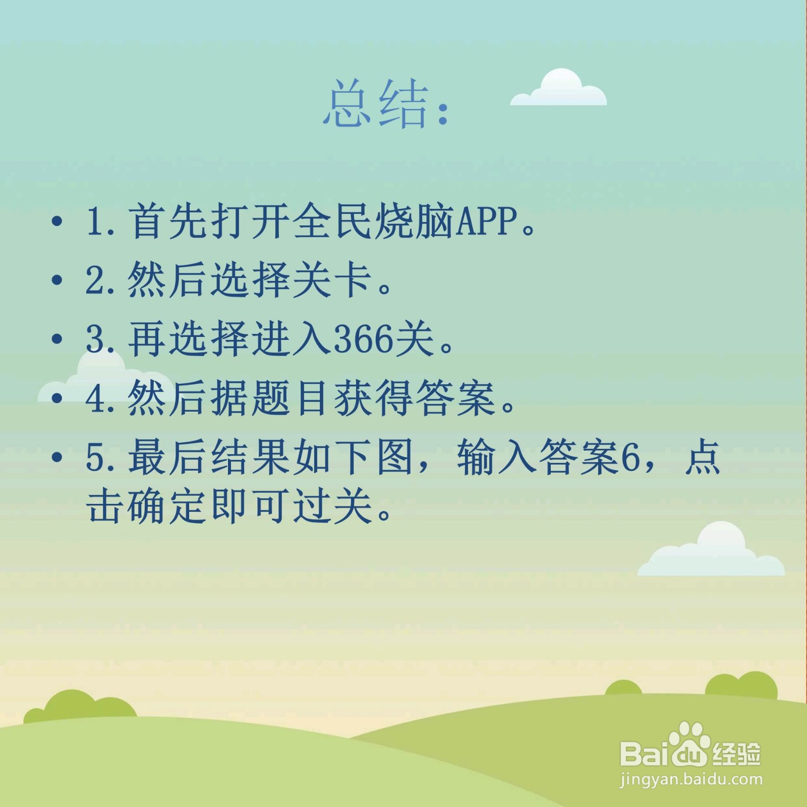 全民烧脑366关老王一共有几个子女怎么过关