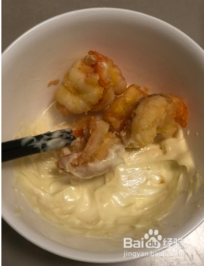 芥末虾球的做法