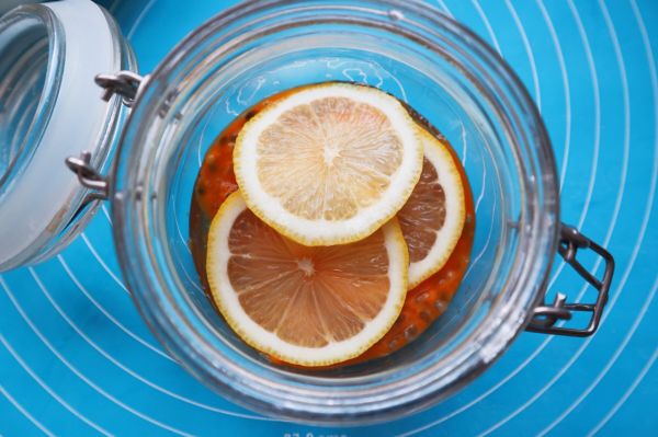 百香果蜂蜜柠檬茶