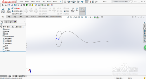 如何使用solidworks的“扫描”功能
