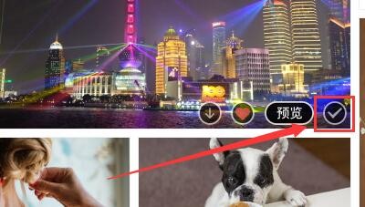 在小象壁纸程序中如何将壁纸图片设为桌面壁纸