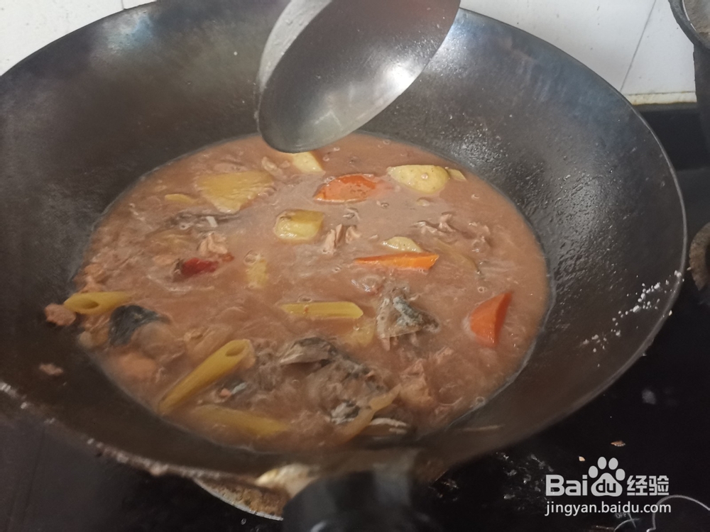 鱼汤炖意大利面