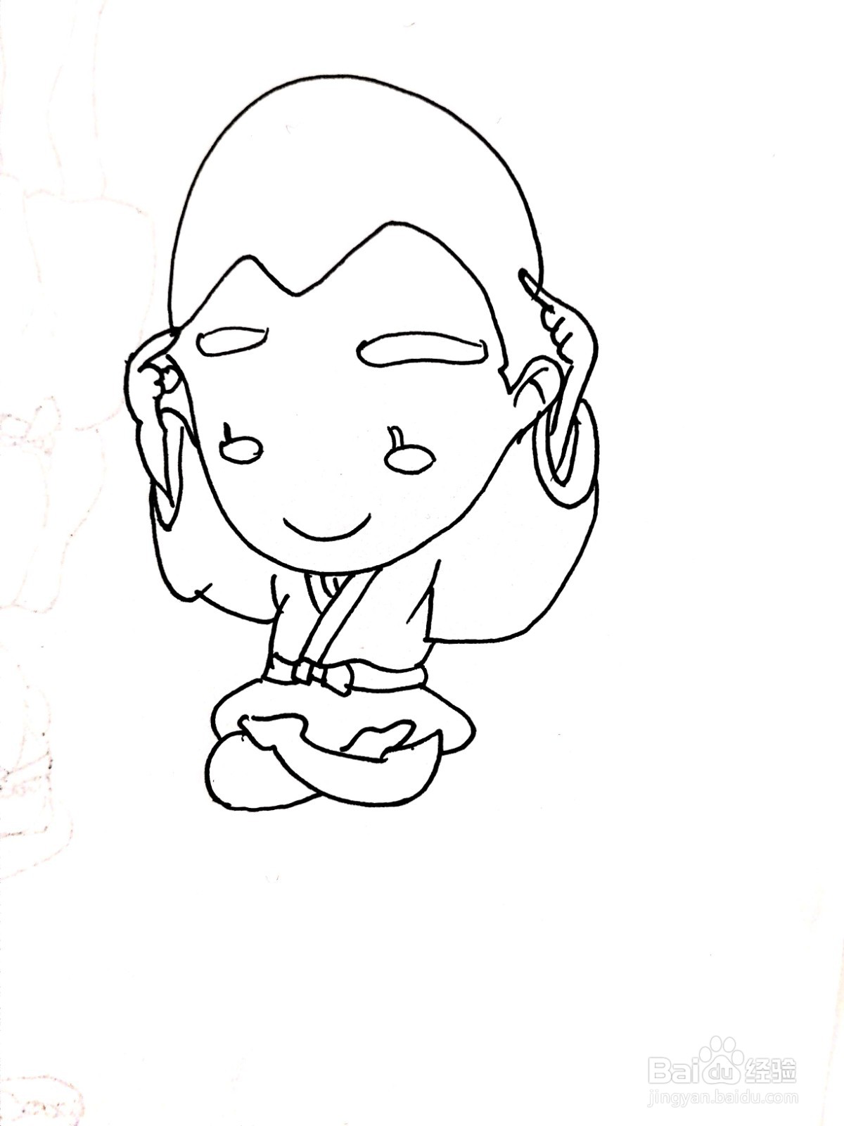 《聪明的一休》系列之一休简笔画