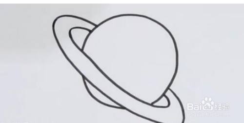 如何画星球简笔画