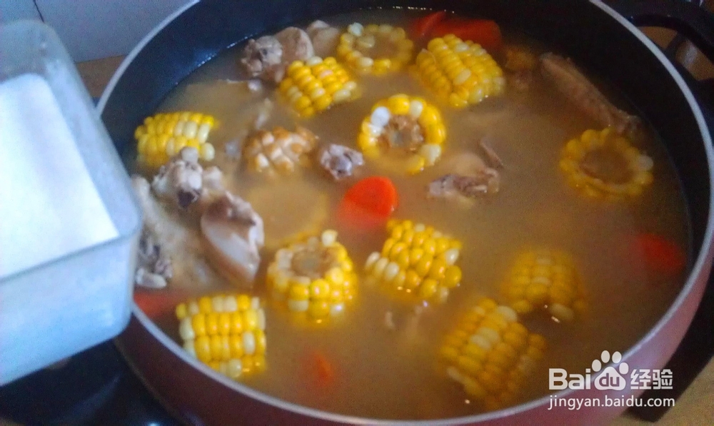 玉米鲜鲍炖鸡汤