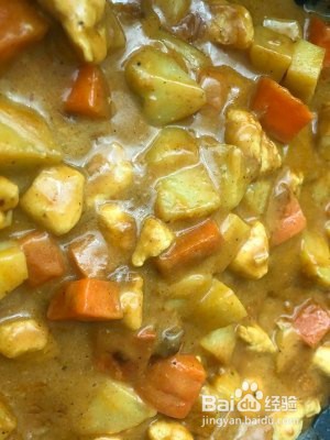 咖喱鸡的制作方法