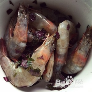 烤海白虾的详细做法